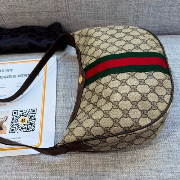 Vintage Gucci GG Supreme Shoulder Bag - Picture 2 of 4